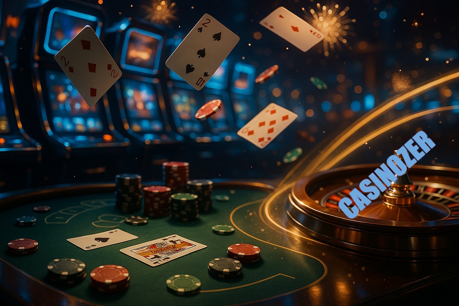Jogos emocionantes no CASINOZER